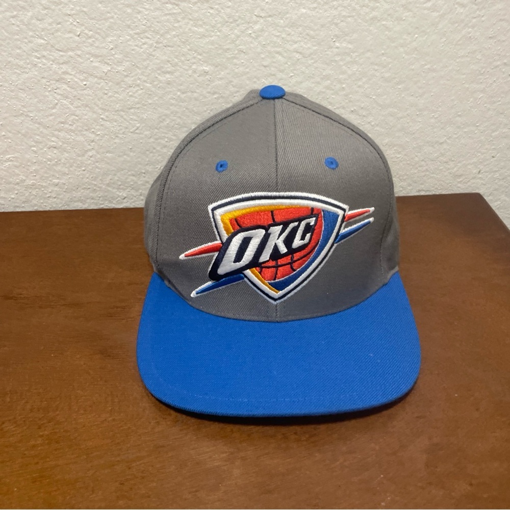 Mitchell & Ness Gray and Blue Cap